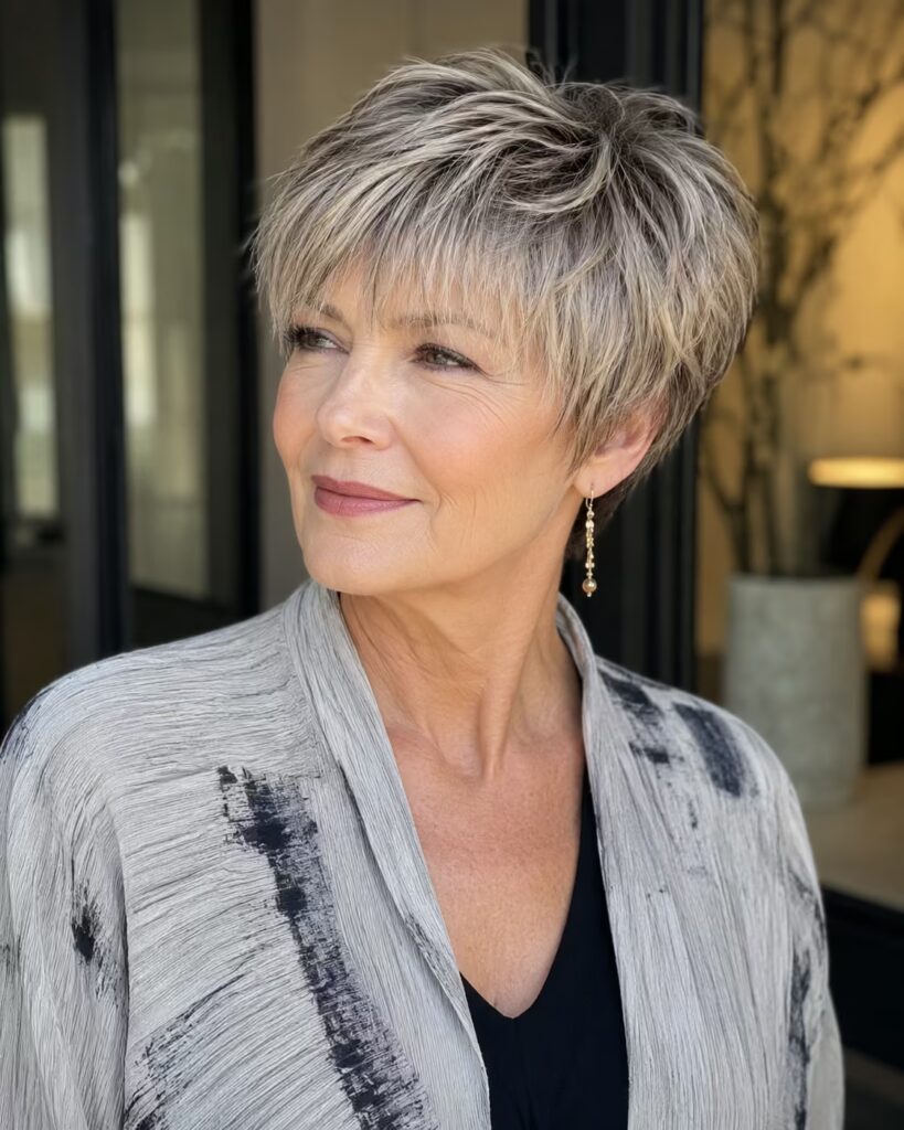 Feathered Silver Pixie