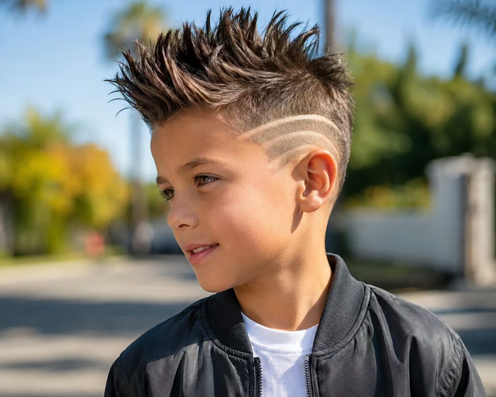 The Spiky Mohawk Fade