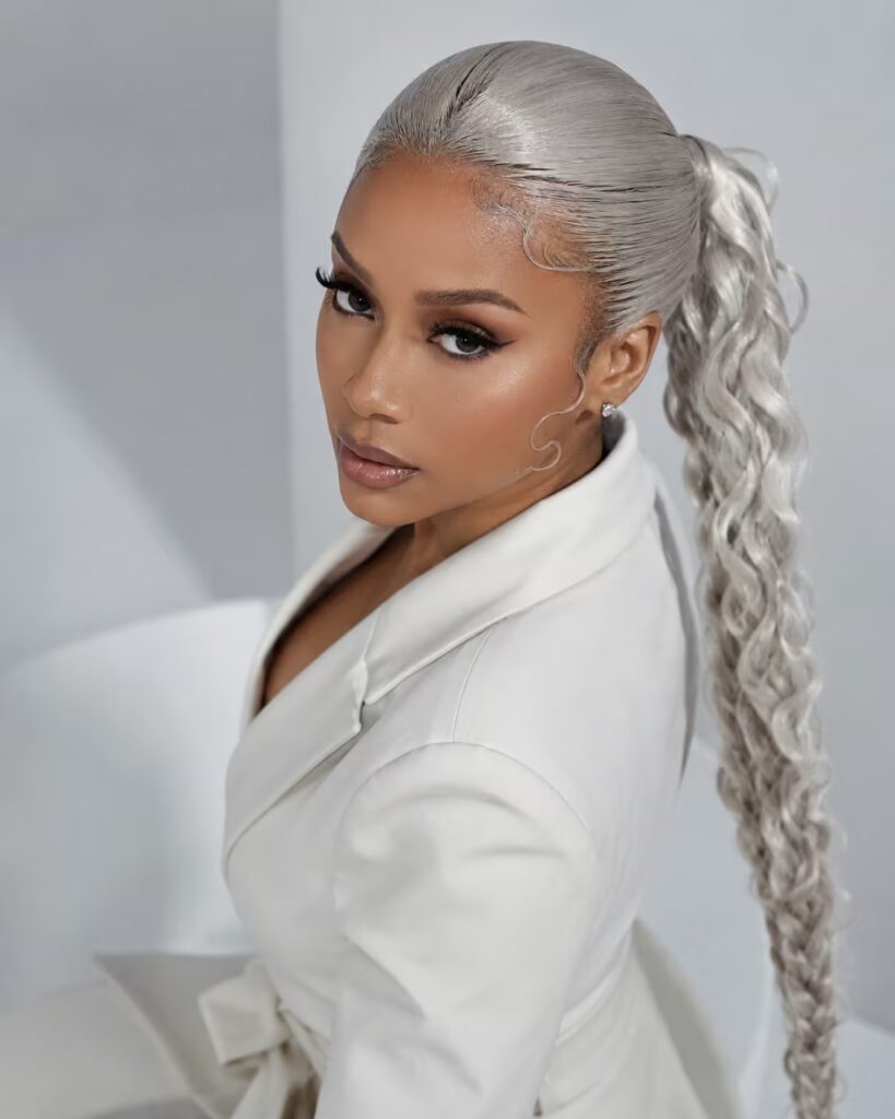 Liquid Chrome Ponytail