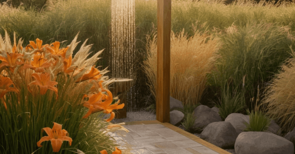 10. Ornamental Grasses + Daylilies: Low Maintenance, High Impact