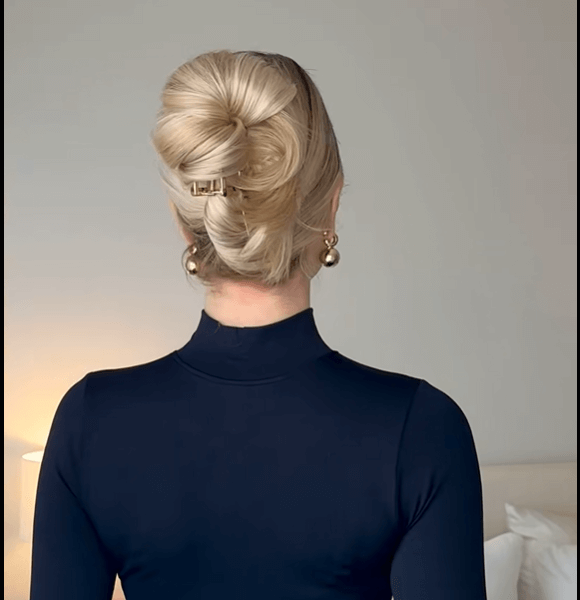 10. The Claw Clip Twist — French Chic with Volume