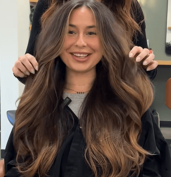 11. Caramel Cream Balayage