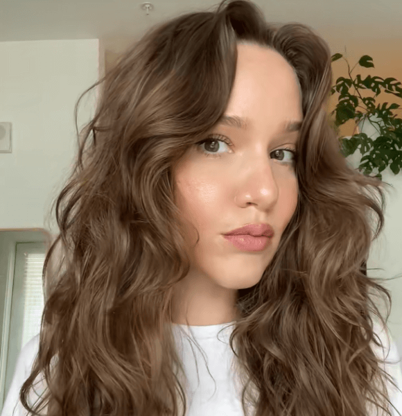 18. Long Waves With Curtain Bangs