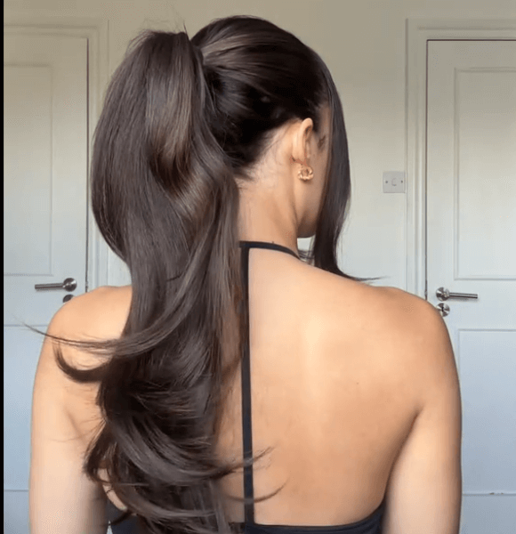 5. Elegant Ponytail With Hidden Volume as a Long Thin Hair Hairstyle
