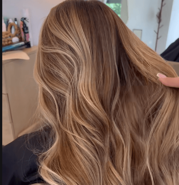 8. Spiced Honey Balayage – Golden Hour Goals