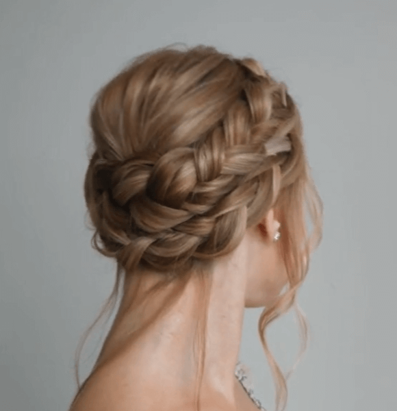 Braided Crown + Low Bun