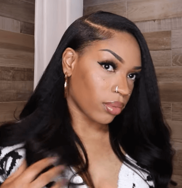 Deep Side Part + Hair Clip