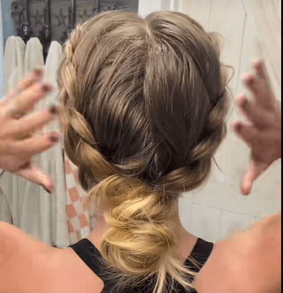 Double Dutch Braids Into Bun