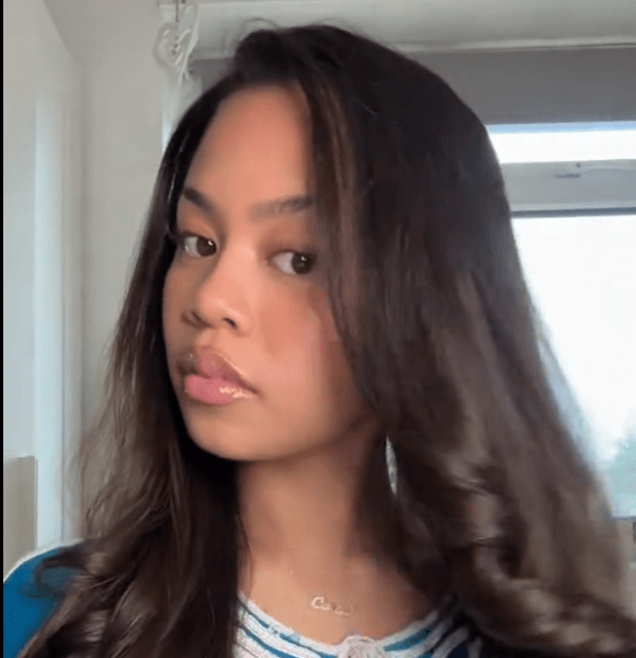 Flat Iron Waves with Side Part