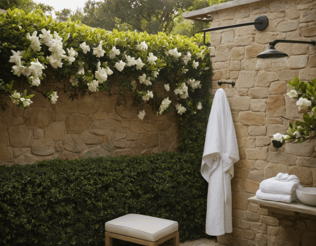 Gardenia (Gardenia jasminoides) as a Fragrant Plants for Outdoor Showers & Baths