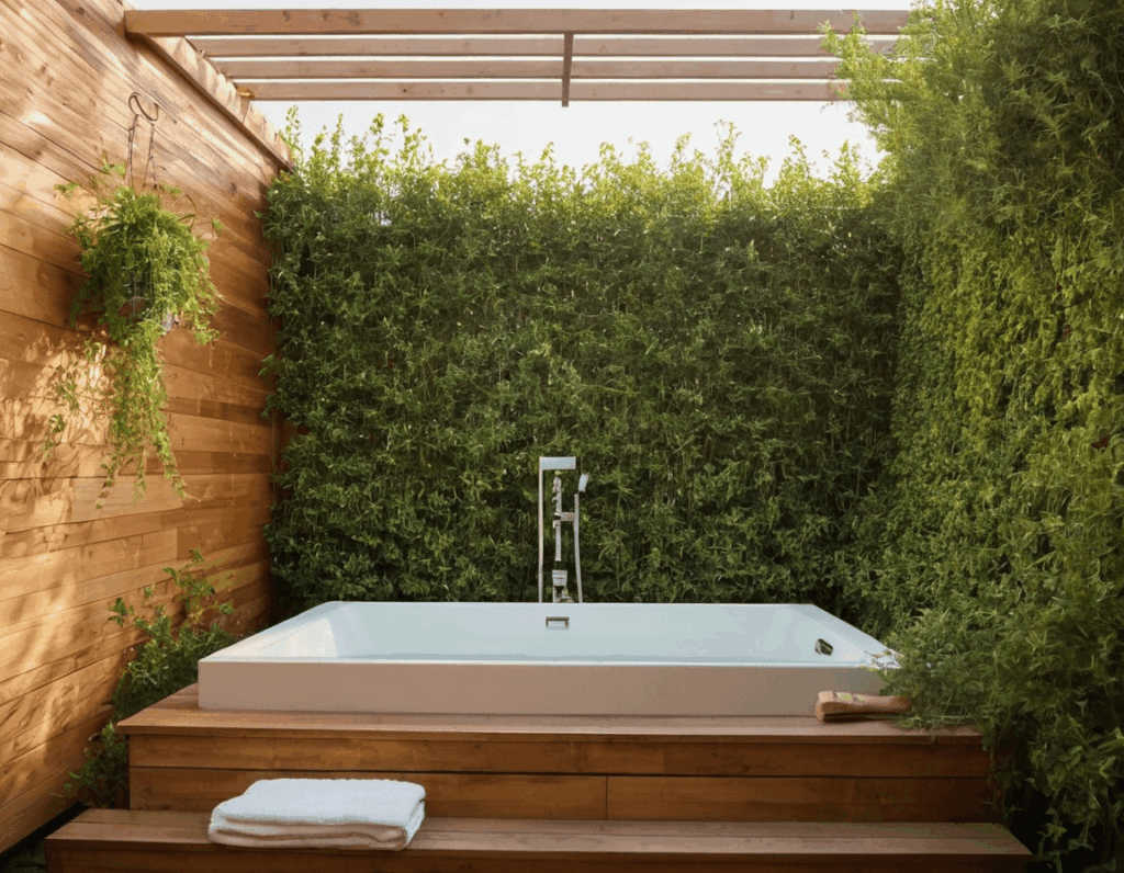 Lemon Verbena (Aloysia citrodora) as a Fragrant Plants for Outdoor Showers & Baths