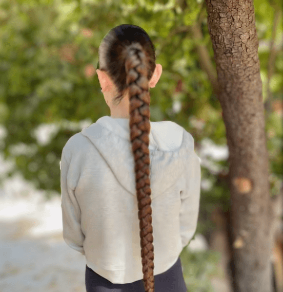 Long Braided Pony With Texture