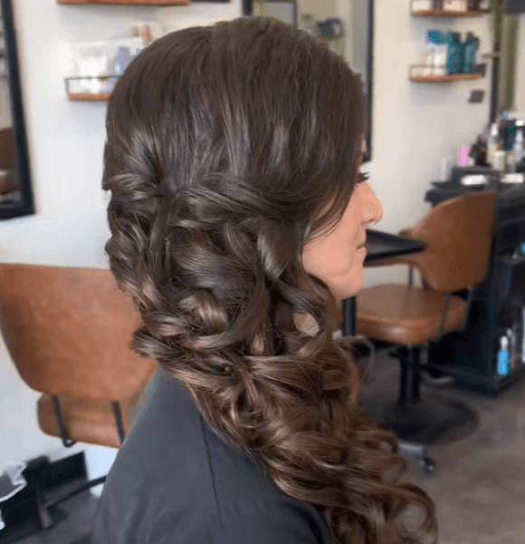 Side Swept Curls