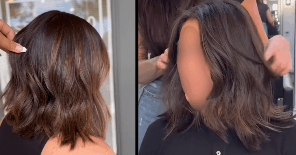 The Textured Lob  as one of the Top Hairstyles for Thin Hair